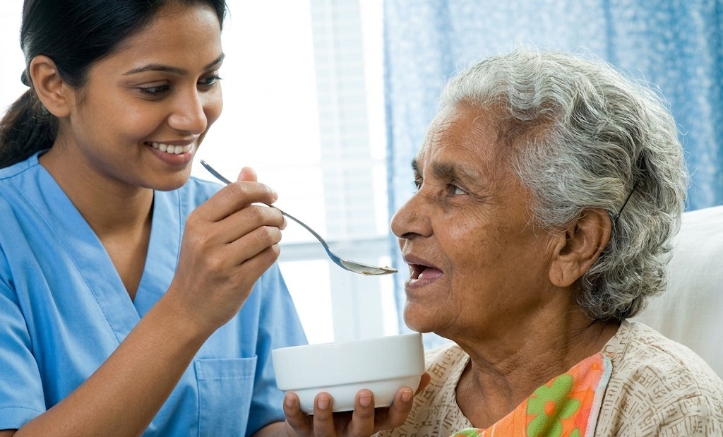 Doctor consulting with elderly patient