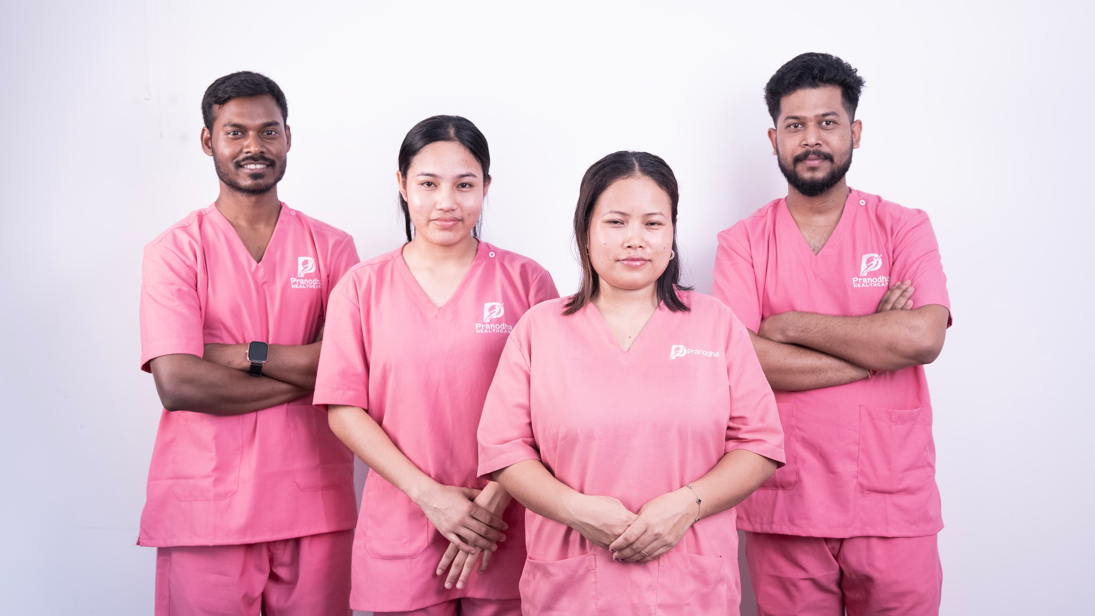 Caretaking team at Pranodha Care